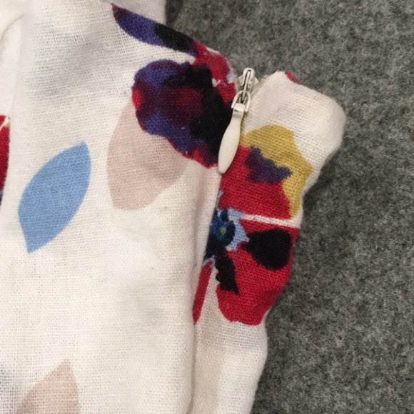 Lane Bryant Women’s Sz 16 Colorful Floral Linen Summer Dress - Picture 11 of 16